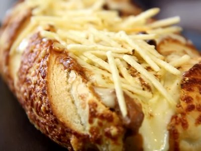 Receita de Sanduíche de Cubos de Filé ao Catupiry