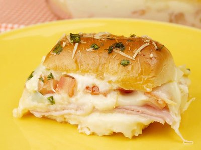 Lanche de Bisnaguinha no Forno