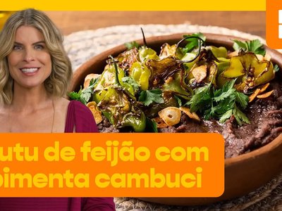 Tutu de feijão preto com pimenta cambuci