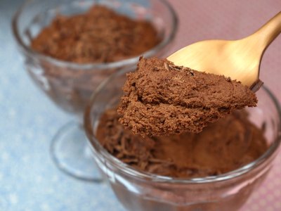 Mousse/sorvete chocolate