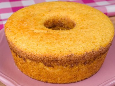 Bolo de Fubá na Airfryer com 1 Ovo