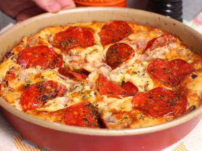 Torta de pepperoni