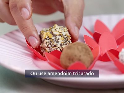 Receita de Trufa de Chocolate e Batata Doce