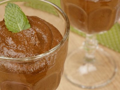Mousse de Abacate com Cacau