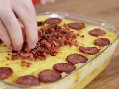 Receita de Frango ao Forno como Purê