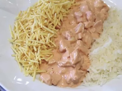 Receita de Strogonoff de Frango 