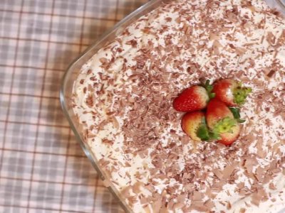 Receita de Pavê de Morango