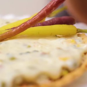 Receita de Torta-Foundue com Cenoura